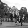 Vieux couple à Notre-Dame