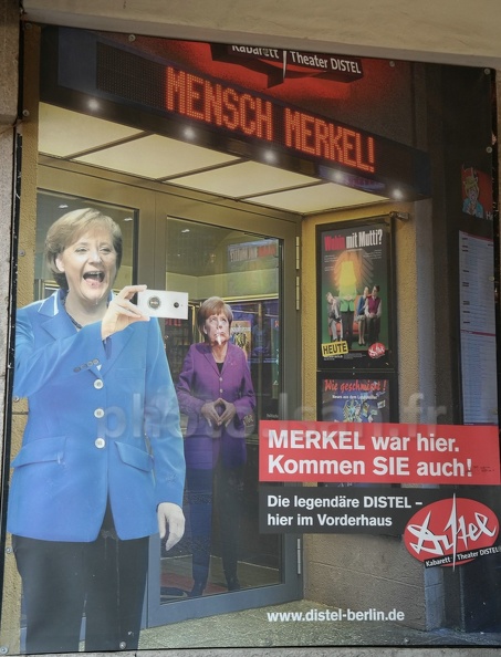 Angela Merkel était là