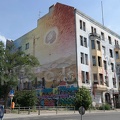 Maison peinte à Berlin