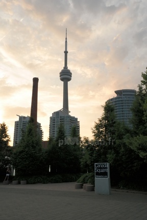Couché de soleil - CN Tower - Toronto